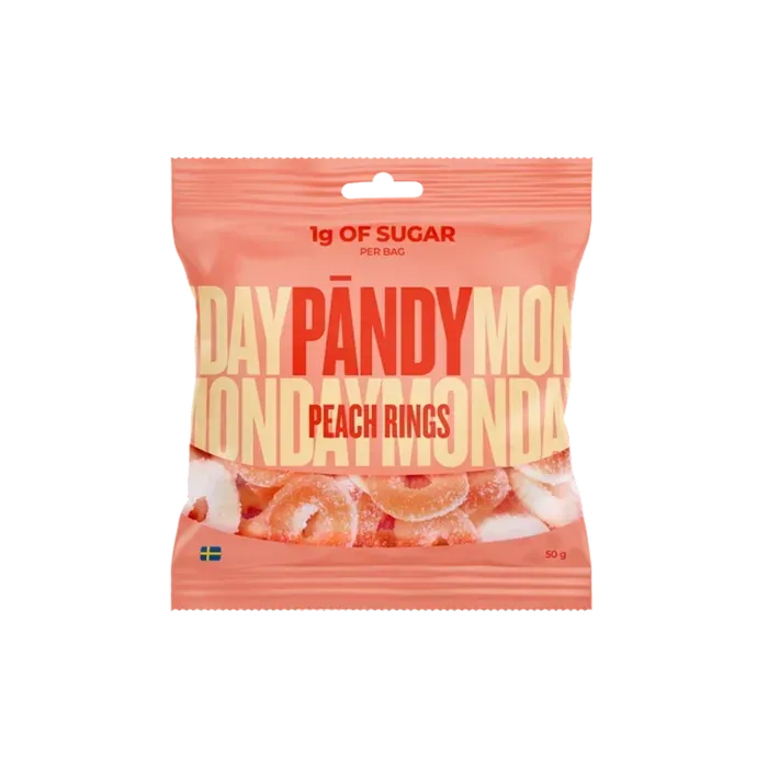 PÄNDY – Candy Peach Rings (50g)