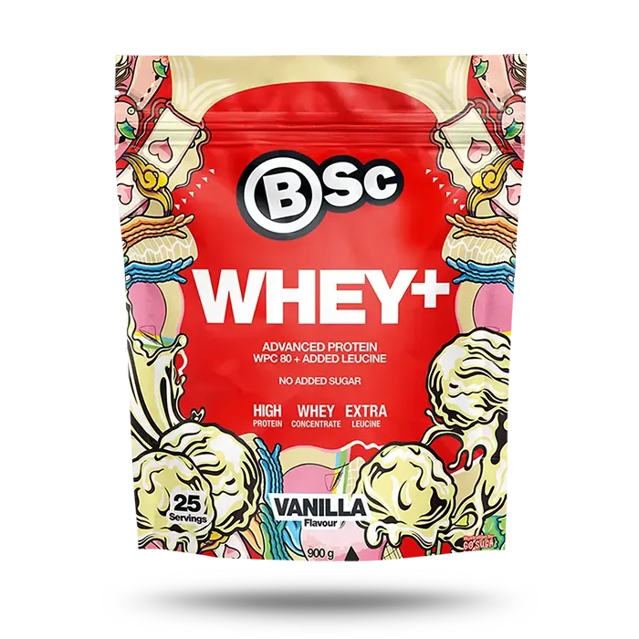 BSc – Whey+ Vanilla (900g)