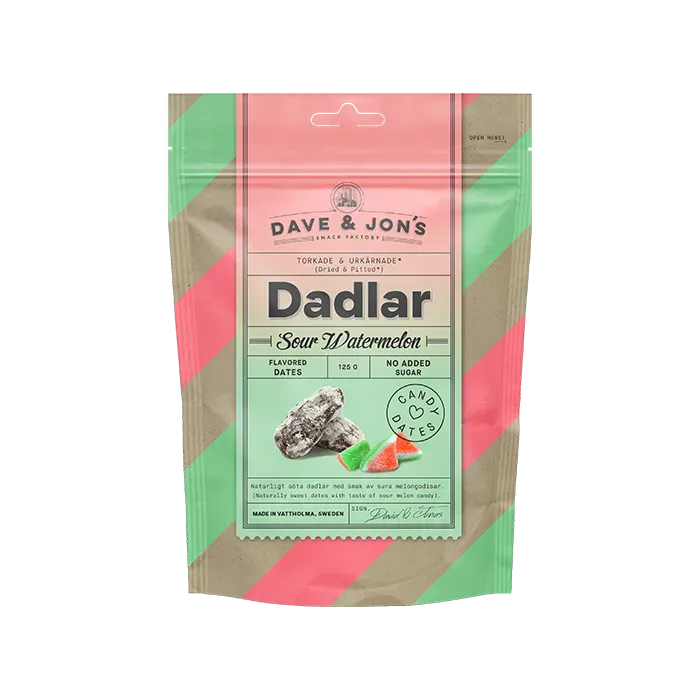 Dave & Jon's – Sour Watermelon Dates (125 g)