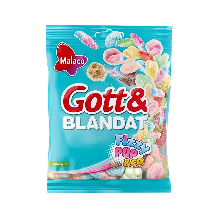 Malaco – Gott & Blandat Fizzy Pop & Co (130 g)