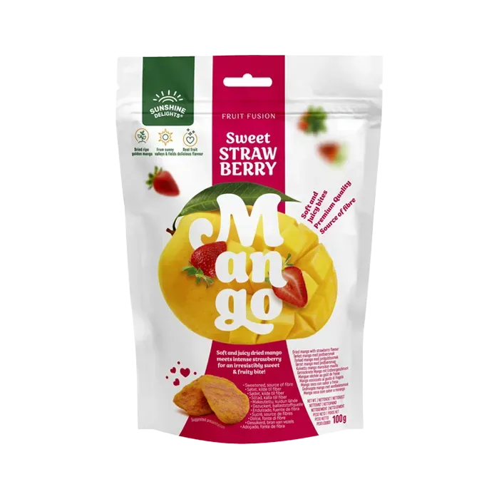 Sunshine Delights – Fruit Fusion Sweet Strawberry Mango (100 g)