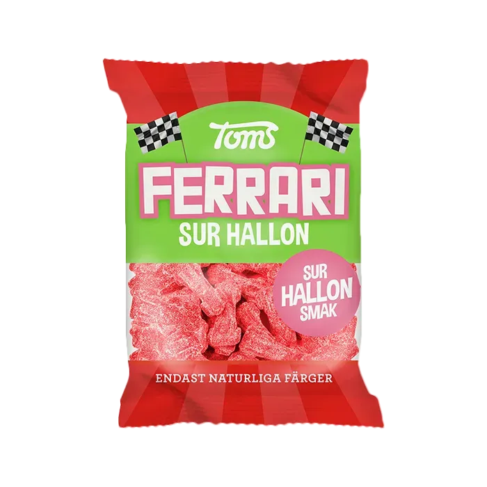 Toms – Sour Raspberry Ferraris (120 g)