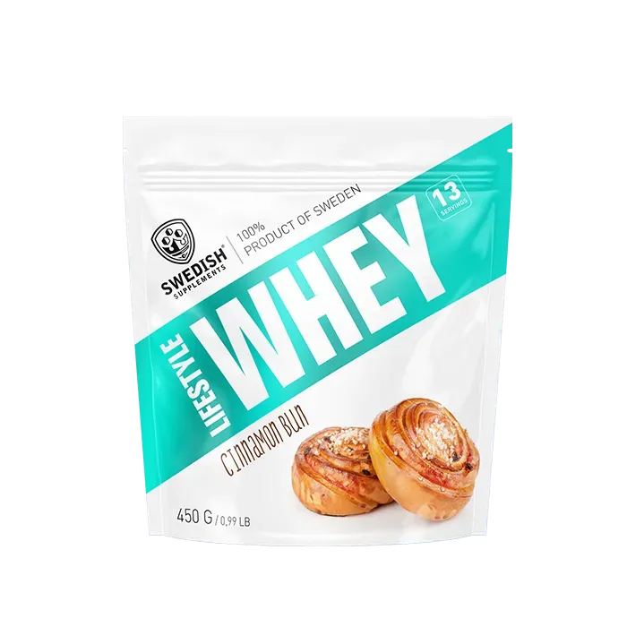 Swedish Supplements – Lifestyle Whey Cinnamon Bun (450g)