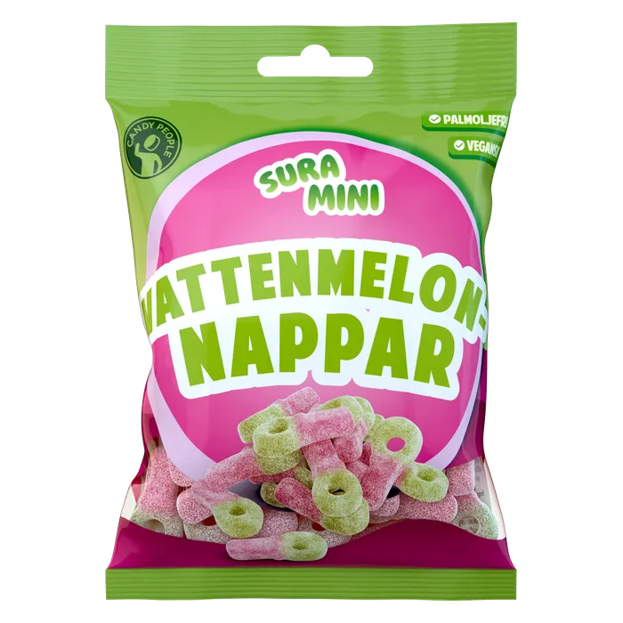 Candy People – Sour Mini Watermelon Pacifiers (70g)